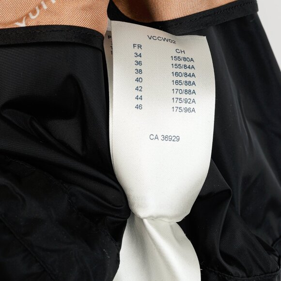 Louis Vuitton Noir Nylon Logo-Print Sporty Long Parka - Picture 15 of 16